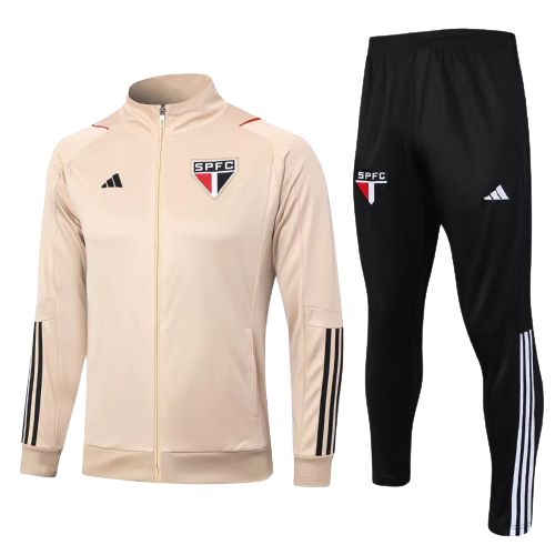 Agasalho de Viagem São Paulo - Masculino - Beje - EOASPORTS 